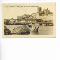 ZAMORA. LA CATEDRAL DESDE LAS RUINAS DEL PUENTE ROMANO. - Zamora