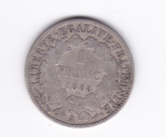 1 Franc 1888 A Cérès  TB à TTB - 1 Franc