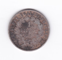 1 Franc 1887 A  Cérès  TB à TTB - 1 Franc