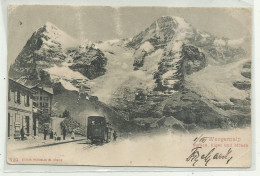 WENGERNALP - STATION, EIGER UND MONCH - VIAGGIATA FP - Other & Unclassified