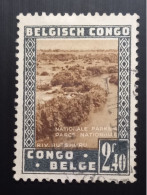 CONGO BELGE 1938 (15 Mars) - National Parks – Rivière Rutshuru  2,40 FR Oblitéré - Gebraucht
