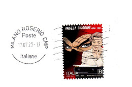 # ITALIA ITALY - 2022 - Angela Giussani - Diabolik - Stamp Used - 2021-...: Afgestempeld