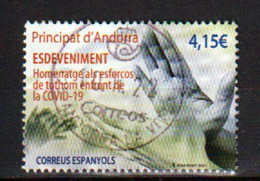 2021. ANDORRA.Evento: Homenaje Al Esfuerzo De Todos Contra El Covid19, Sello Usado 1ª Calidad. Alto Facial - Used Stamps