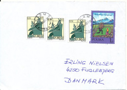 Poland Cover Sent To Denmark Bytom 5-6-2001 Topic Stamps - Storia Postale