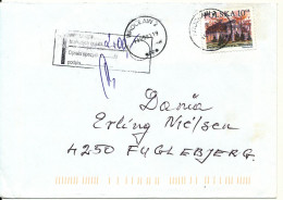 Poland Underpaid Cover With Postal Due T Sent To Denmark Wroclaw 14-9-2003 Single Franked - Brieven En Documenten