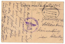 75-288 PARIS Central-Hôtel Reichsarbeitdienst Correspondance Allemande - 1939-45