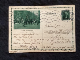 1932 CDV 48/4 Oblitéré Praha 14 9eme Rencontre Des Sokols Prague 1932 - Ansichtskarten