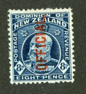 416 New Zealand 1916 Scott #O49 Mvlh* (Lower Bids 20% Off) - Servizio