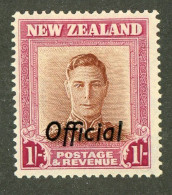 423 New Zealand 1946 Scott #O98 Mlh* (Lower Bids 20% Off) - Dienstzegels