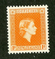 427 New Zealand 1954 Scott #O100 Mvlh* (Lower Bids 20% Off) - Nuevos