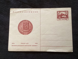 1948 CDV 95 30 Ans Du Premier Timbre Tchécoslovaque Le Hradcany ** - Postales