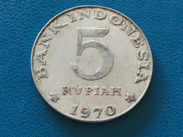Münzen Münze Umlaufmünze Indonesien 5 Rupien 1970 - Indonésie