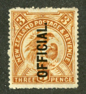 448 New Zealand 1907 Scott #O26 Mng (Lower Bids 20% Off) - Oficiales