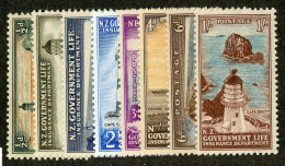 463 New Zealand 1947 Scott #OY29/36 Mlh* (Lower Bids 20% Off) - Post-fiscaal