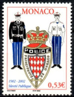 MONACO 2002 - 1v - Mint MNH** YT N° 2345  MONACO POLICE CORPS Polizei Policia Polizia Costumes - Police - Gendarmerie