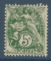 Type BLANC N° 111b Vert-jaune Impression Défectueuse  NEUF LUXE SANS CHARNIERE  / Hingeless / MNH - 1900-29 Blanc