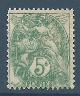 Type BLANC N° 111e  Impression Double NEUF(*) Sans Gom CHARNIERE  / No Gum - 1900-29 Blanc