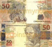 BRAZIL, 50 REAIS, 2018, New Signatures, Prefix IL, PNew (Not Yet In Catalog), UNC - Brésil