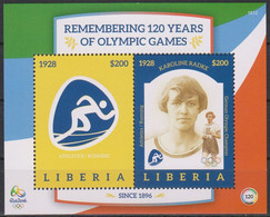 Olympics 2016 - Athletics - LIBERIA - S/S MNH - Eté 2016: Rio De Janeiro