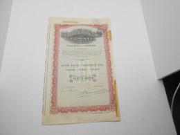 Part " Cie Belgo Congolaise D'alimentation Et De Commerce " Comali Anvers/Antwerpen 1927 Congo.N°016 018 - Africa