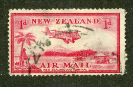 510 New Zealand 1935 Scott #C7 Used (Lower Bids 20% Off) - Airmail