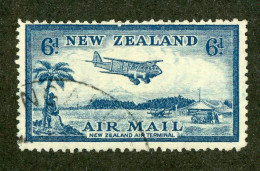 512 New Zealand 1935 Scott #C8 Used (Lower Bids 20% Off) - Posta Aerea