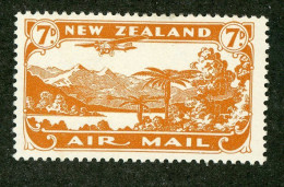 517 New Zealand 1931 Scott #C3 Mlh* (Lower Bids 20% Off) - Posta Aerea