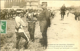 91 GREVES DE DRAVEIL VIGNEUX LA JOURNEE SANGLANTE DU 30 JUILLET LE GENERAL VIRVAIRE QUI FUT BLESSE A LA JAMBE - Draveil