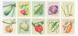 2022 Belgium Vegetables Plants Health Complete Booklet MNH @ BELOW FACE VALUE - 2013-... Rey Felipe