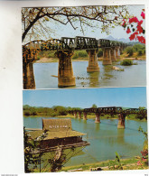 RAILWAY BRIDGE CROSSING RIVER KAWAI THAILAND - Thaïlande