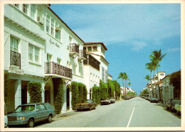 Florida Palm Beach Worth Avenue "Fifth Avenue Of The South" Looking East - Palm Beach