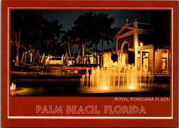 Florida Palm Beach Royal Poinciana Plaza At Night - Palm Beach