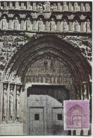 3802   Máxima  Madrid 1968, Sangüesa - Iglesia De Santa Maria De La Real. - Tarjetas Máxima