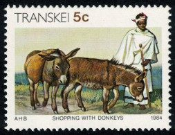 TRANSKEI 1984 - 1v - MNH - Ane - Anes - Donkey Transport - Donkeys - Esel - Esels - Burro - Burros - Asino - Asini - Asini