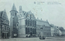 Zoutleeuw Stadhuis En Gendarmerie 1911 - Zoutleeuw
