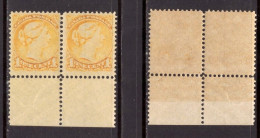 CANADA   Scott # 35** MINT NH PAIR W/TABS (CONDITION AS PER SCAN) (CAN-M-10-3) - Unused Stamps