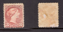 CANADA   Scott # 37* MINT HINGED THIN (CONDITION AS PER SCAN) (CAN-M-10-7) - Neufs