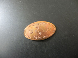 Jeton Token - Elongated Cent - USA - Jackson's Watering Hole Wyoming - Million Dollar Cowboy Bar - Souvenirmunten (elongated Coins)