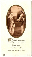 Delcampe - Faire Part - Image Religieuse : Holly Card : Communion Solennelle : JEANNE TRACOL : église Saint Vallier Sur Rhône -1943 - Communion
