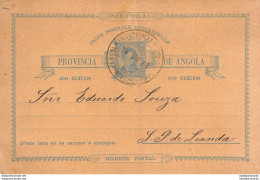 ANGOLA, Stationery Card, Used 1894 - Angola