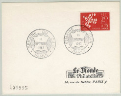 Delcampe - Frankreich / France 1962, Brief Semaine Du Cuir Paris, Leder / Leather - Textil