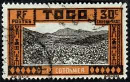 Togo Obl. N° Taxe 16 - Cotonnier - Le 30c Jaune Sur Azuré - Gebraucht