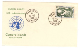 Comoro Islands - Four First Day Covers - Comores (1975-...)