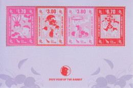 2023 New Zealand Year Of The Rabbit Souvenir Sheet MNH @ BELOW FACE VALUE - Ungebraucht