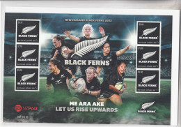 2023 New Zealand Black Ferns Women's Rugby GIANT A4 Souvenir Sheet MNH @ BELOW FACE VALUE - Ongebruikt