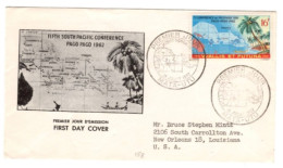 Wallis And Futuna - July 18, 1962 Cover To France - Cartas & Documentos