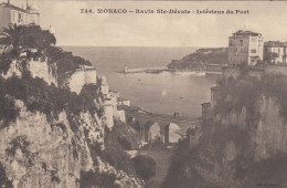 MONACO: Ravin De Ste-Dévote - Intérieur Du Port - Hafen