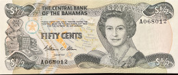 Bahamas 1/2 Dollar, P-42 (1984) - UNC - Bahamas