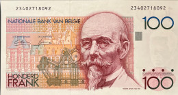 Belgium 100 Francs, P-142 (1982) - UNC - Signature 4+12 - 100 Franchi