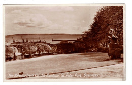 GUENERSEY The Harbour From Candie Gardens Saint Peter Port Plan Peu Courant - Insel Man